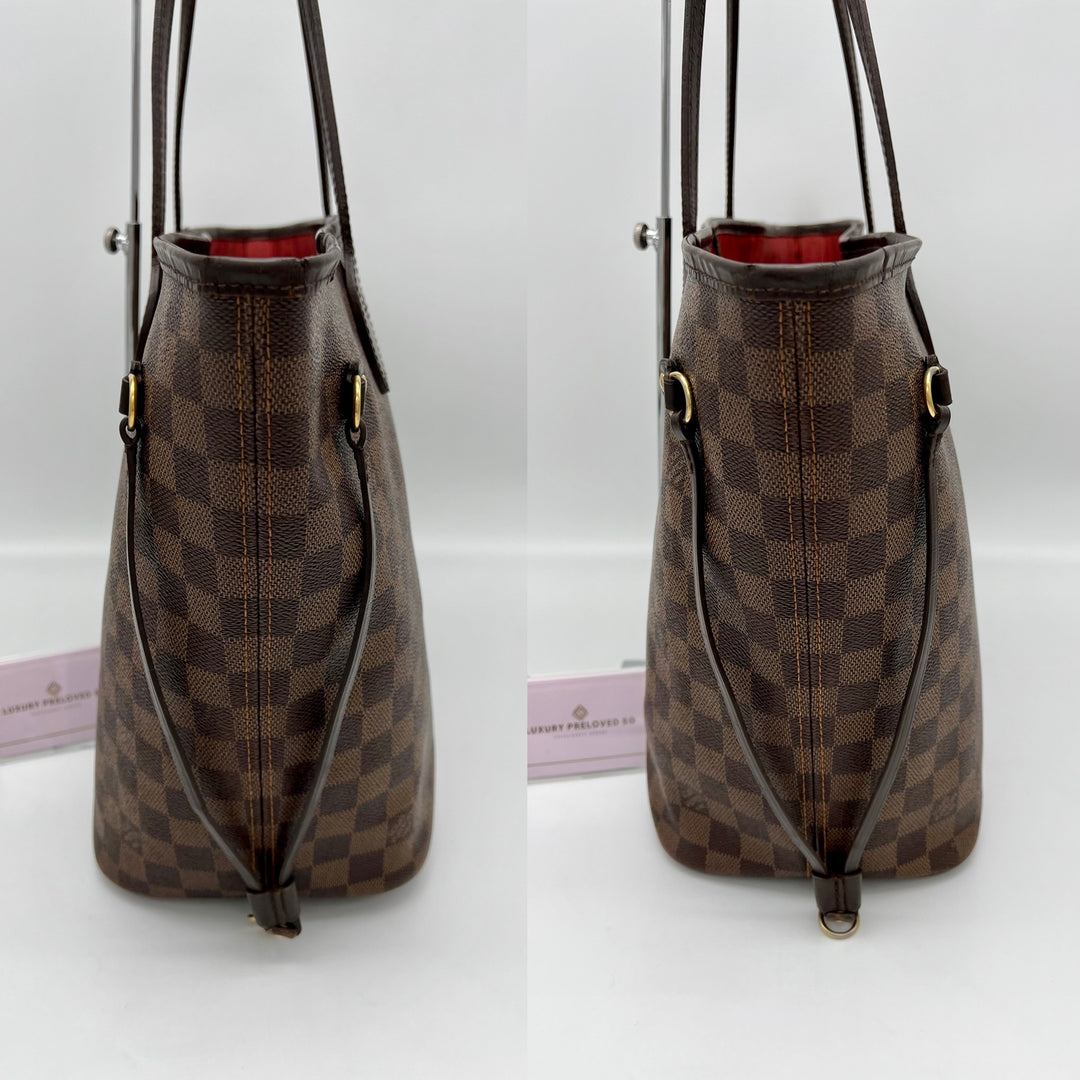 LOUIS VUITTON NEVERFULL MM DAMIER EBENE