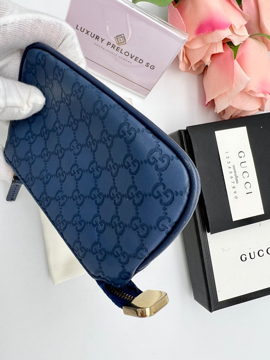 GUCCI MONOGRAM MICROSIMA CLESS