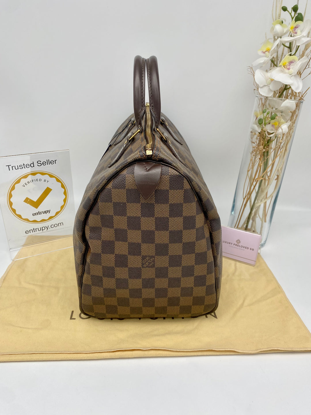 LOUIS VUITTON SPEEDY 35 DAMIER EBENE