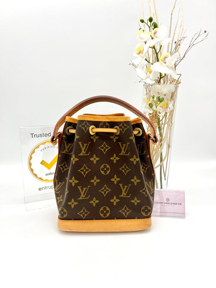 LOUIS VUITTON MINI NOE MONOGRAM