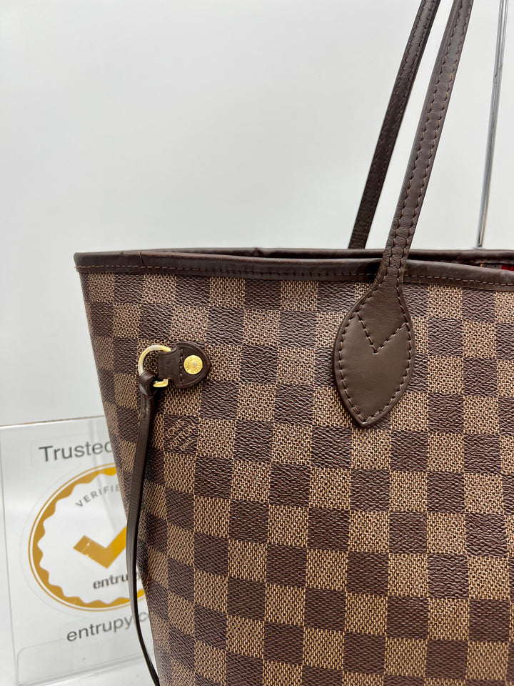 LOUIS VUITTON NEVERFULL MM DAMIER EBENE