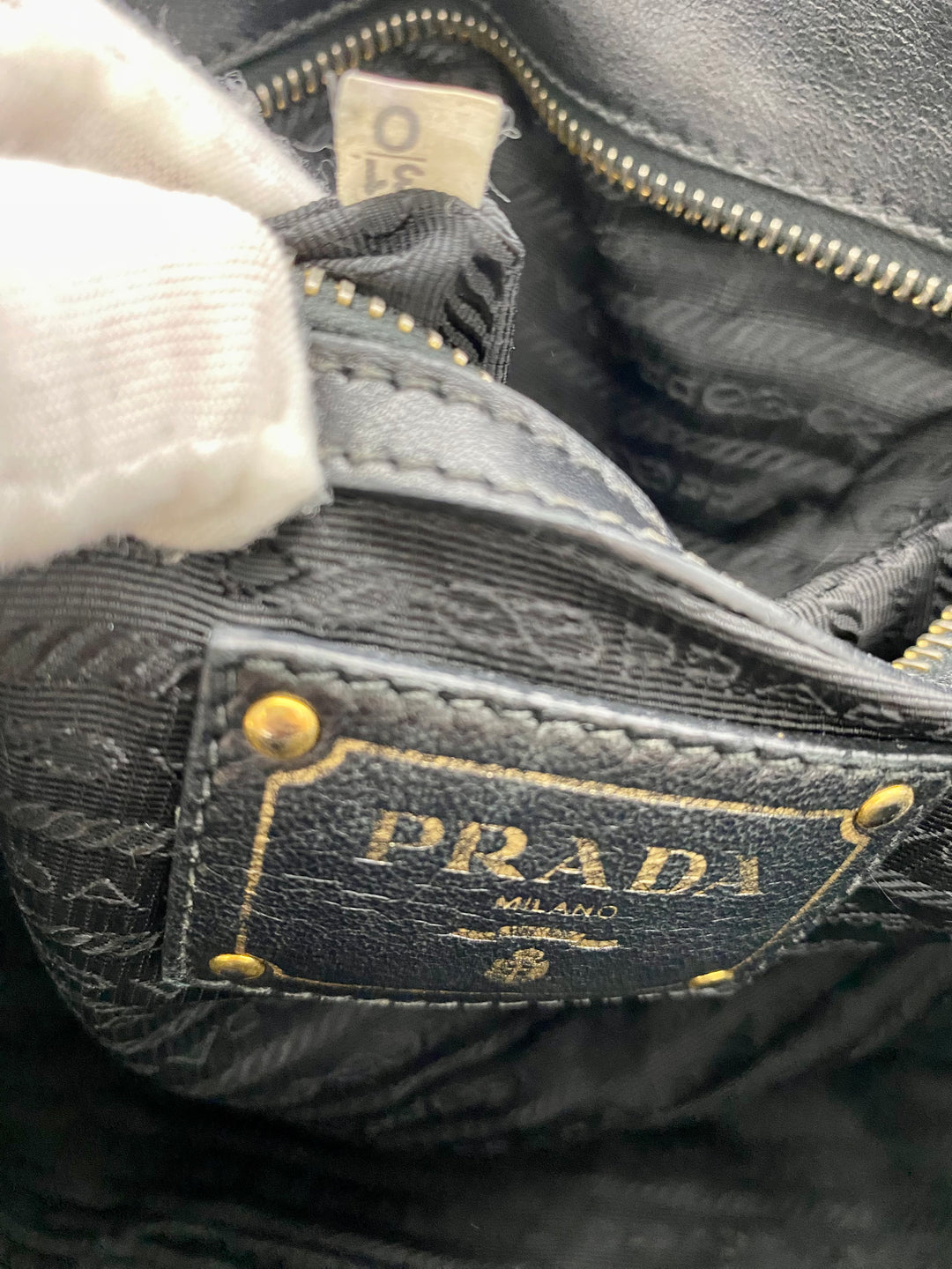 PRADA GAUFRE 2 WAY BAG ( no strap )