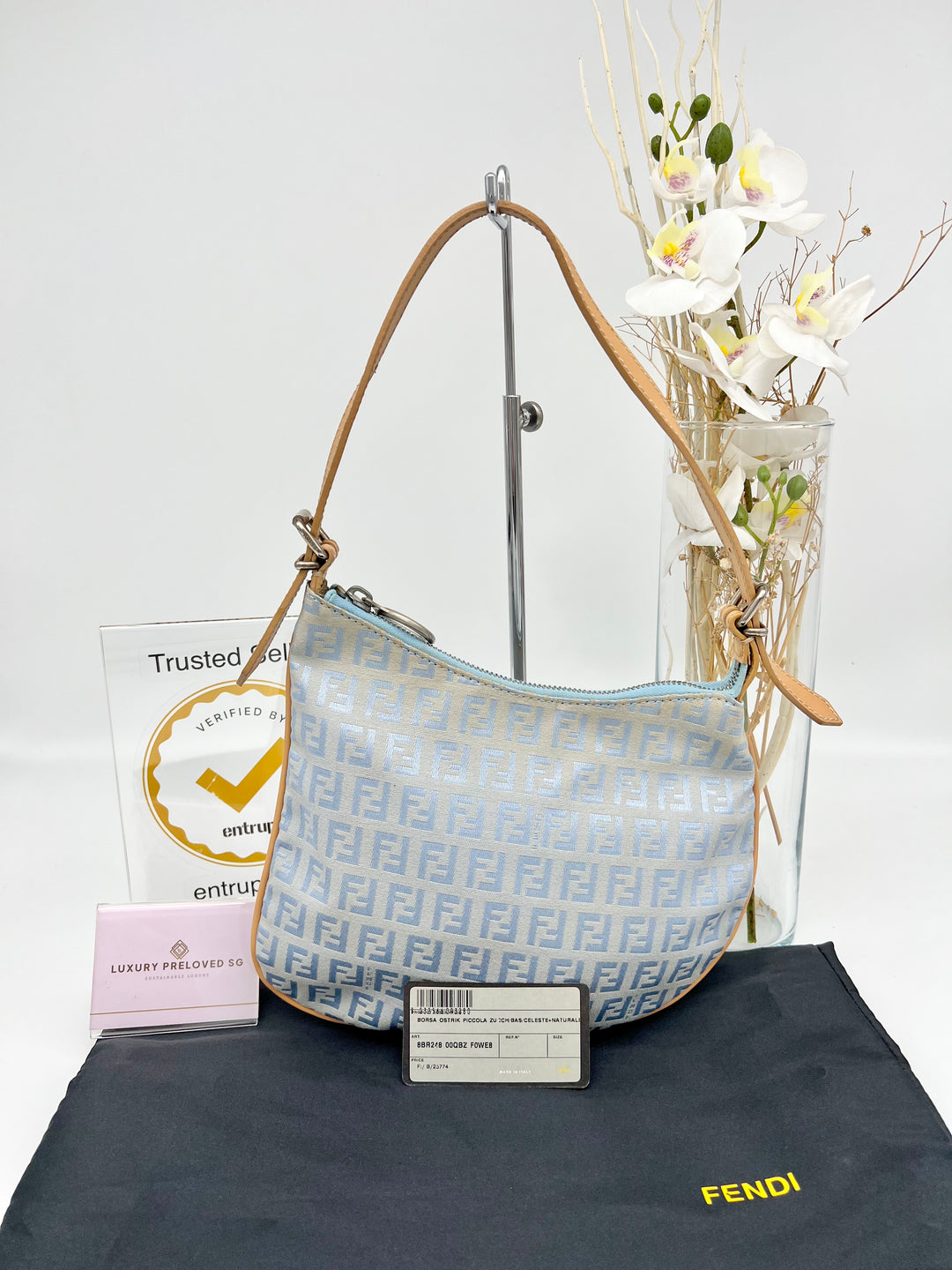 FENDI ZUCCA SADDLE BAG