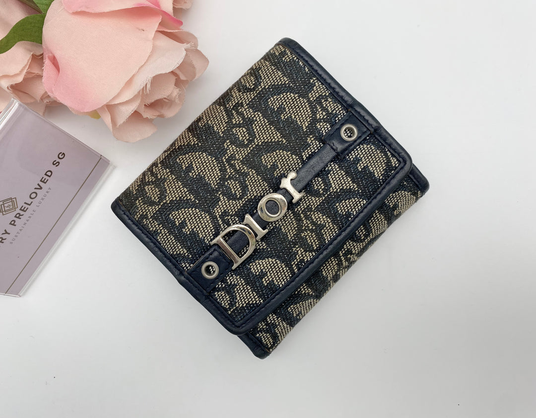 CHRISTIAN DIOR  TROTTER VINTAGE SHORT WALLET