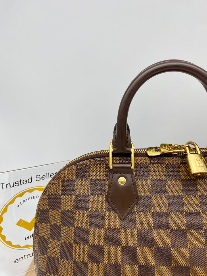 LOUIS VUITTON ALMA PM DAMIER EBENE