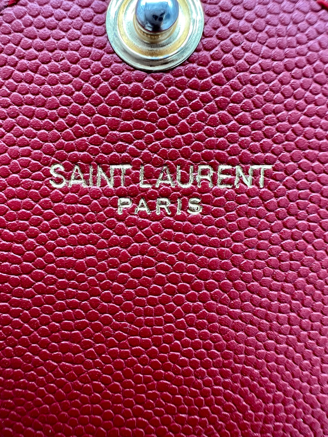 YVES SAINT LAURENT ENVELOPE WALLET ON CHAIN