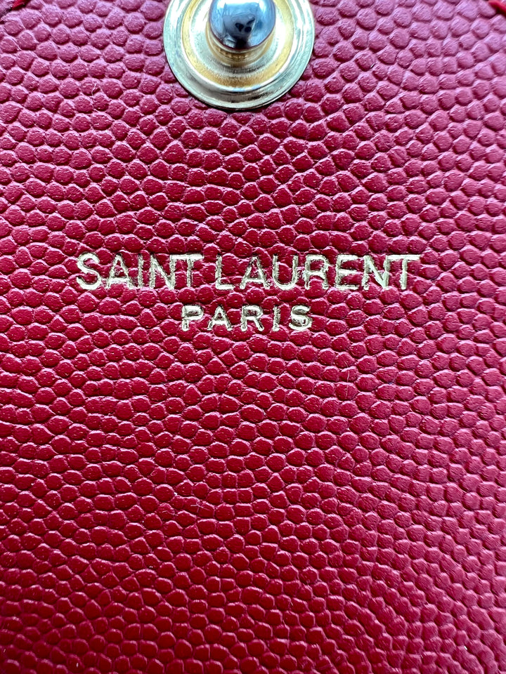 YVES SAINT LAURENT ENVELOPE WALLET ON CHAIN