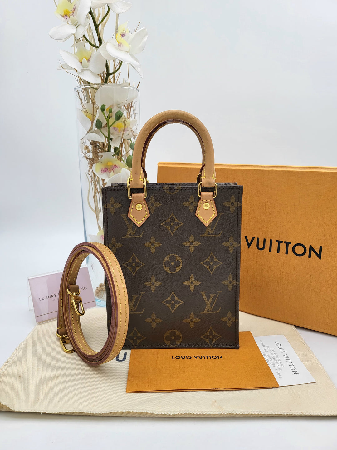 LOUIS VUITTON SAC PLAT MONOGRAM RFID