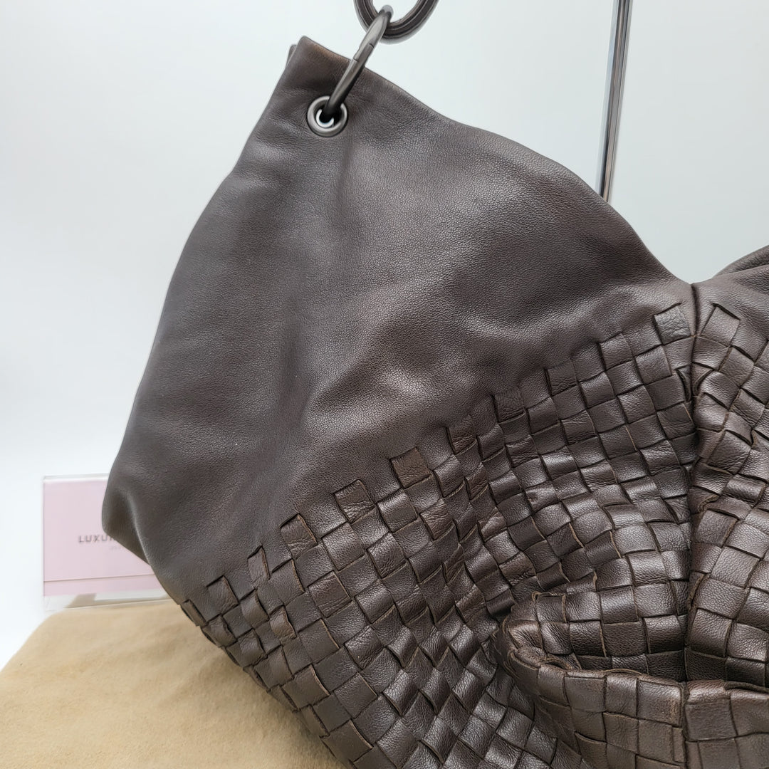 BOTTEGA VENETA INTERECCAITO SHOULDER BAG