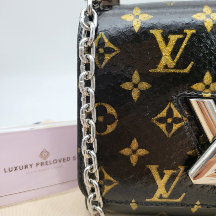 LOUIS VUITTON TWIST PYTHON MONOGRAM SHW