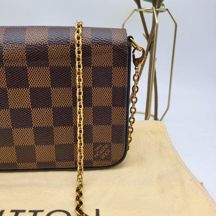 LOUIS VUITTON FELICIE DAMIER EBENE