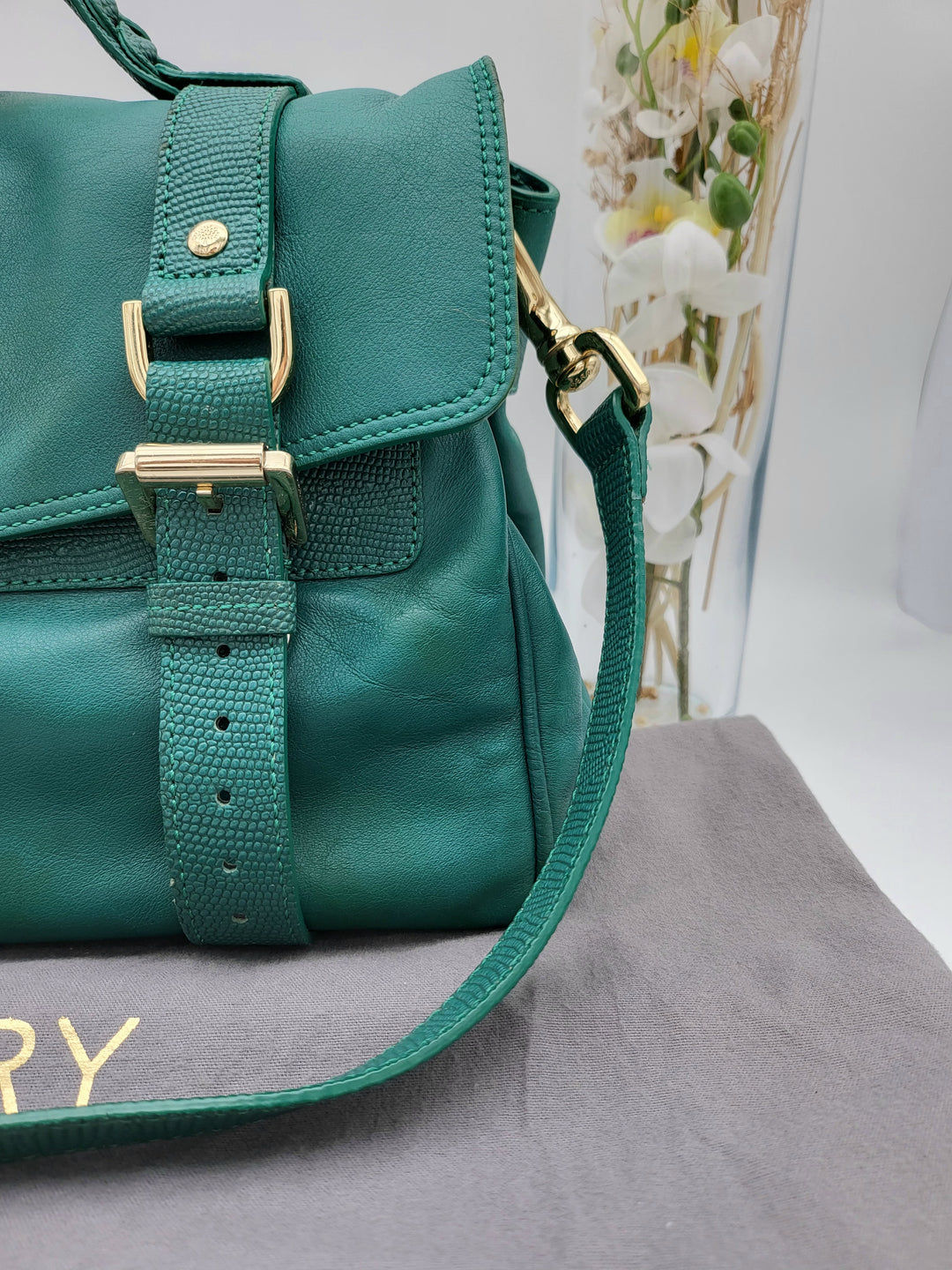 MULBERRY MEDIUM ALEXA EMERALD