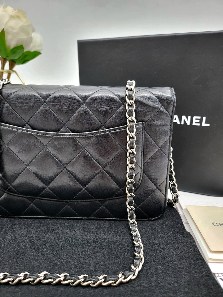 CHANEL WALLET ON CHAIN LAMBSKIN