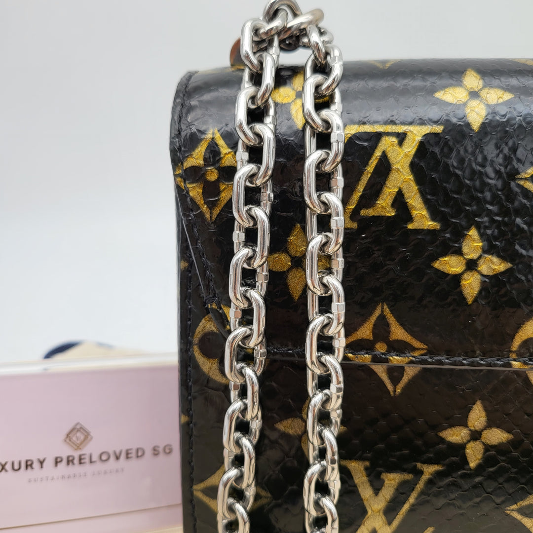 LOUIS VUITTON TWIST PYTHON MONOGRAM SHW