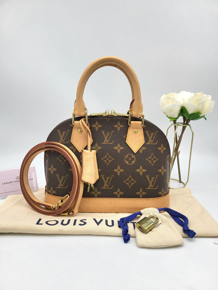 LOUIS VUITTON ALMA BB MONOGRAM