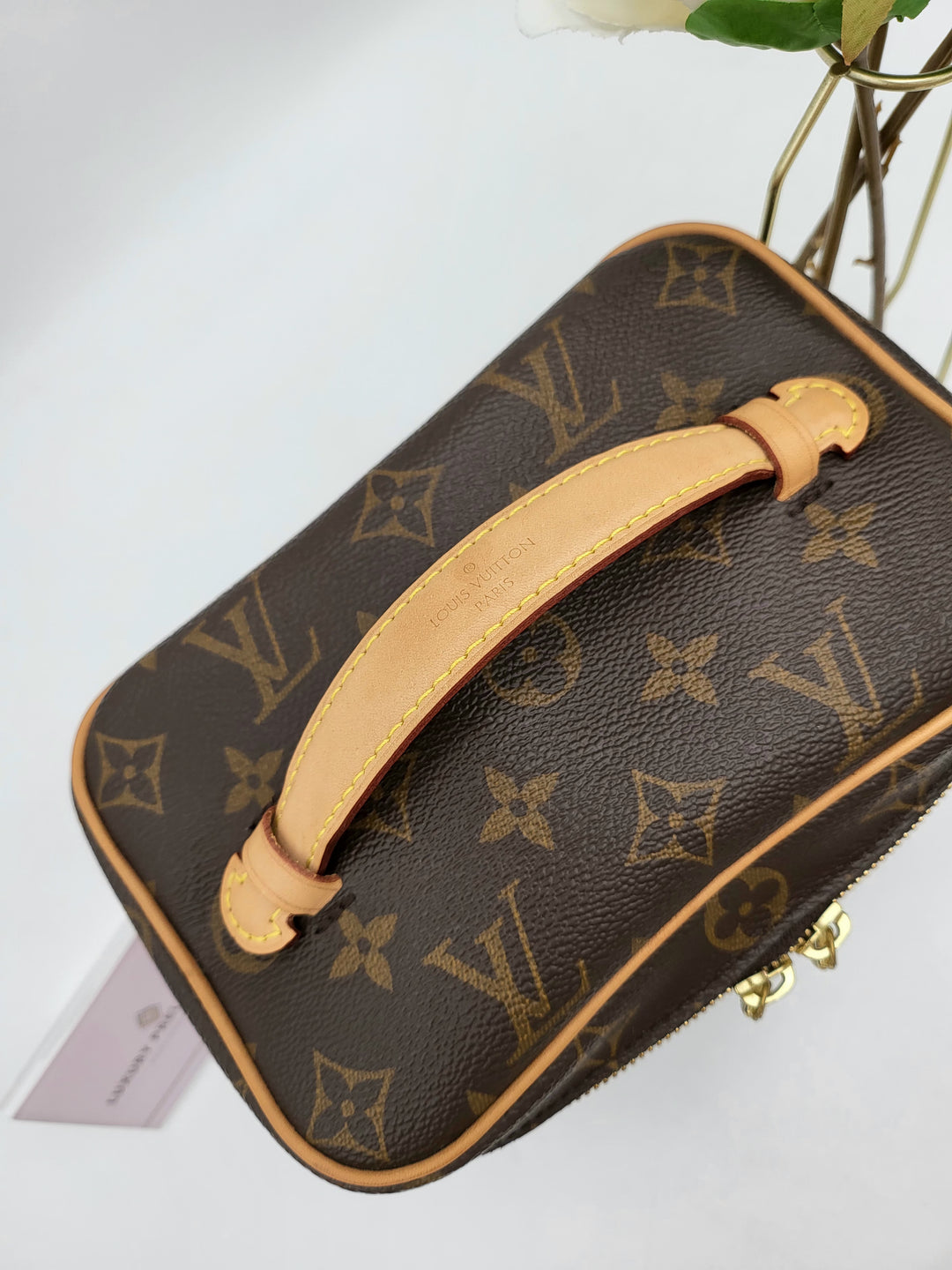 LOUIS VUITTON NICE MINI VANITY MONOGRAM