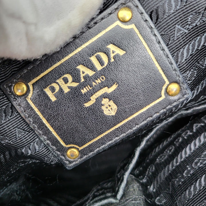 PRADA GAUFRE SHOPPING TOTE BAG