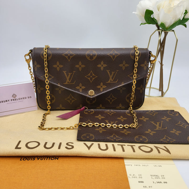 LOUIS VUITTON FELICIE MONOGRAM