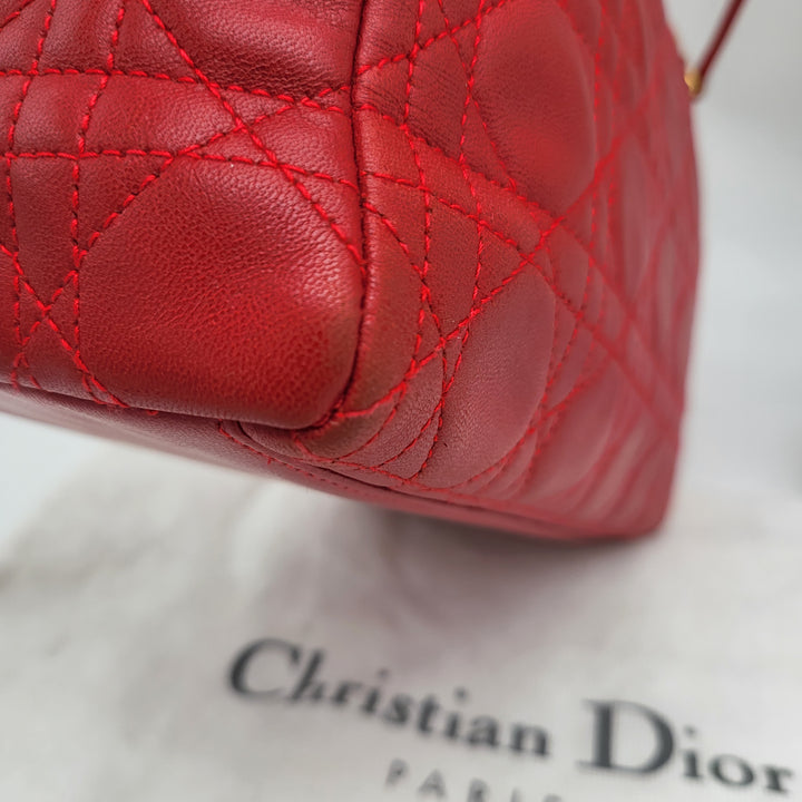 CHRISTIAN DIOR LADY DIOR MEDIUM LAMBSKIN