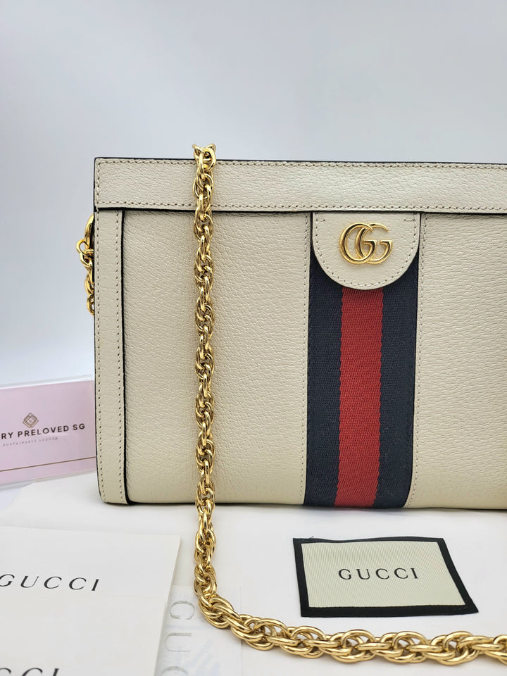 GUCCI OPHIDIA CLUTCH CHAINSLING BAG