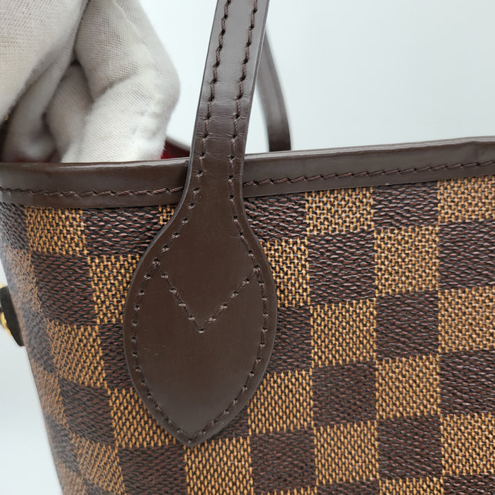 LOUIS VUITTON NEVERFULL MM DAMIER W/ POUCH