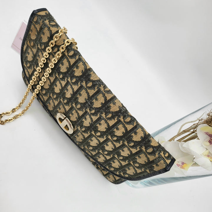 CHRISTIAN DIOR  TROTTER CLUTCH BAG