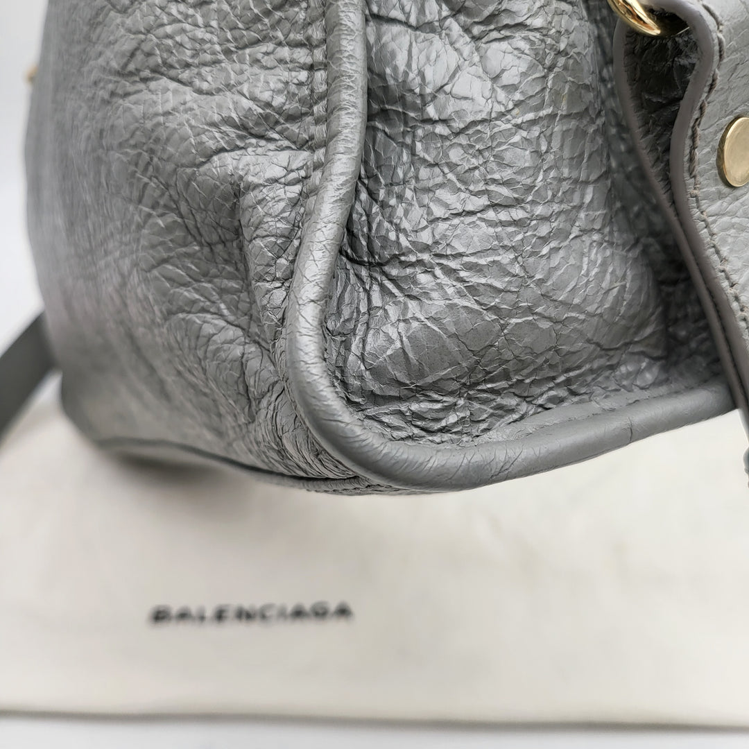 Balenciaga Agnue 12 gold hardware City Bag mini