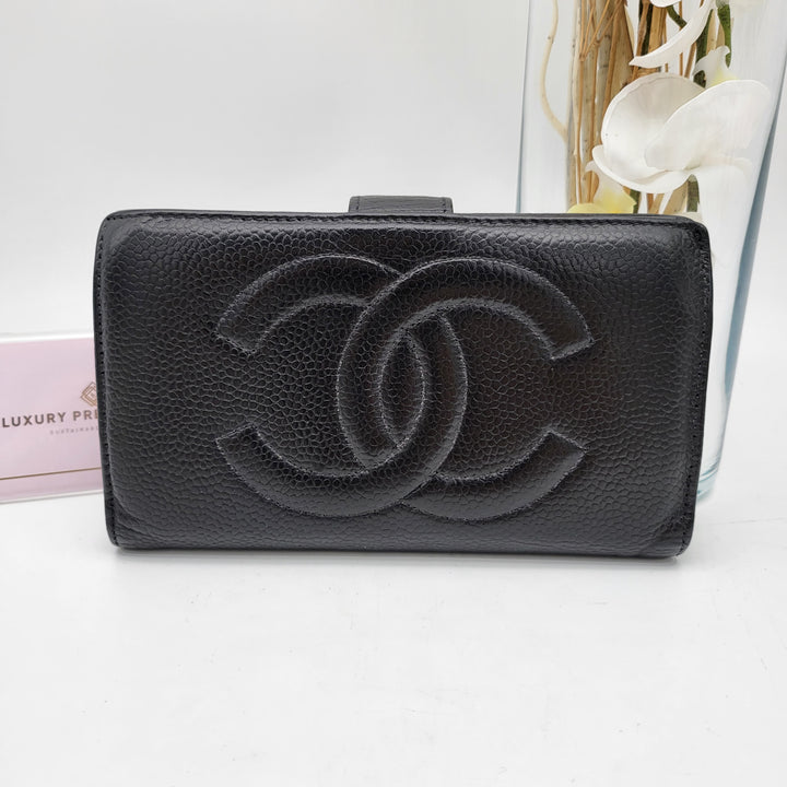 CHANEL CAVAIR TIMELESS WALLET