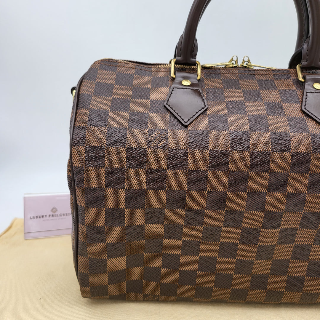 LOUIS VUITTON BANDOULIERE 30 DAMIER EBENE