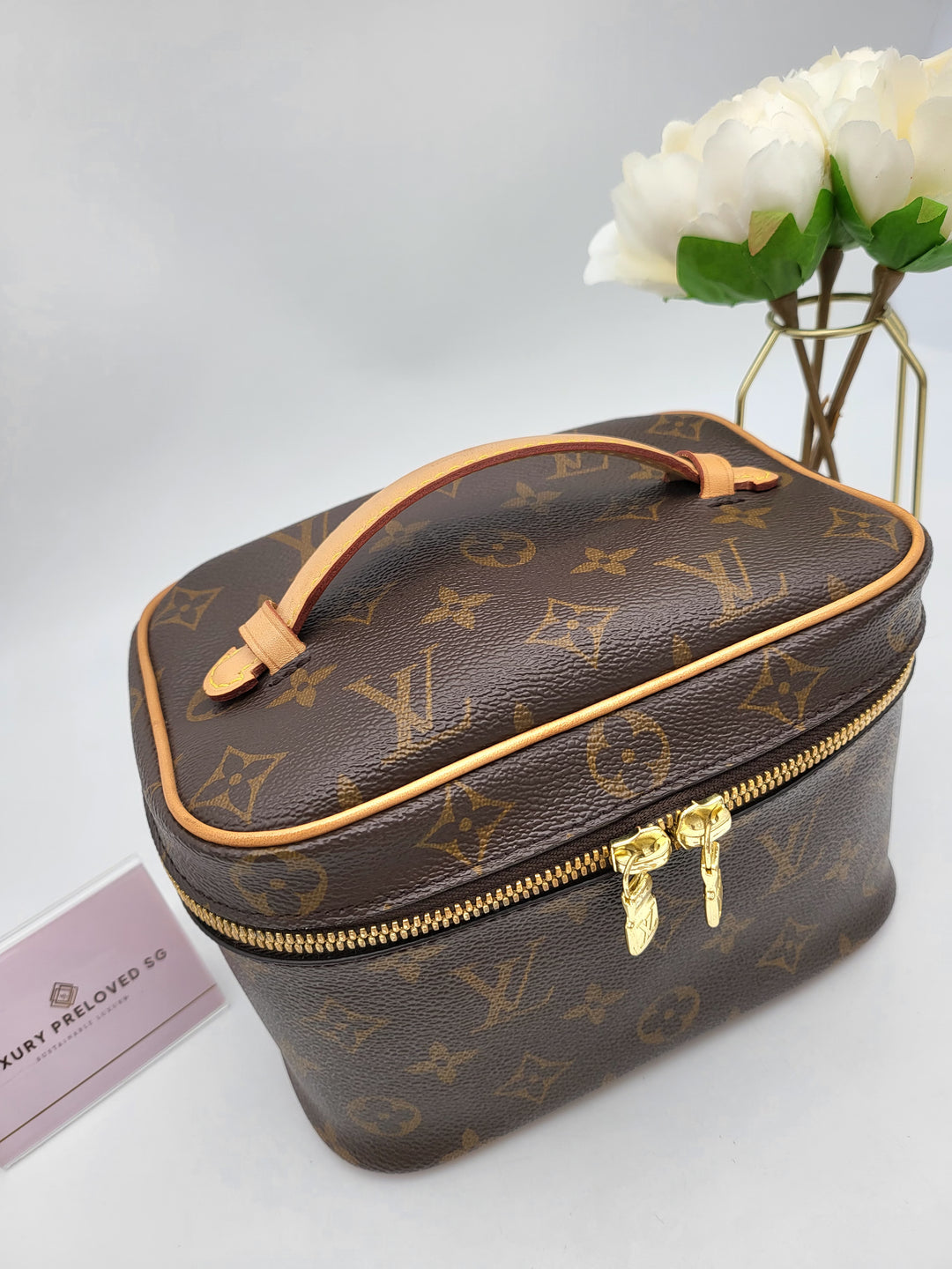 LOUIS VUITTON NICE MINI VANITY MONOGRAM