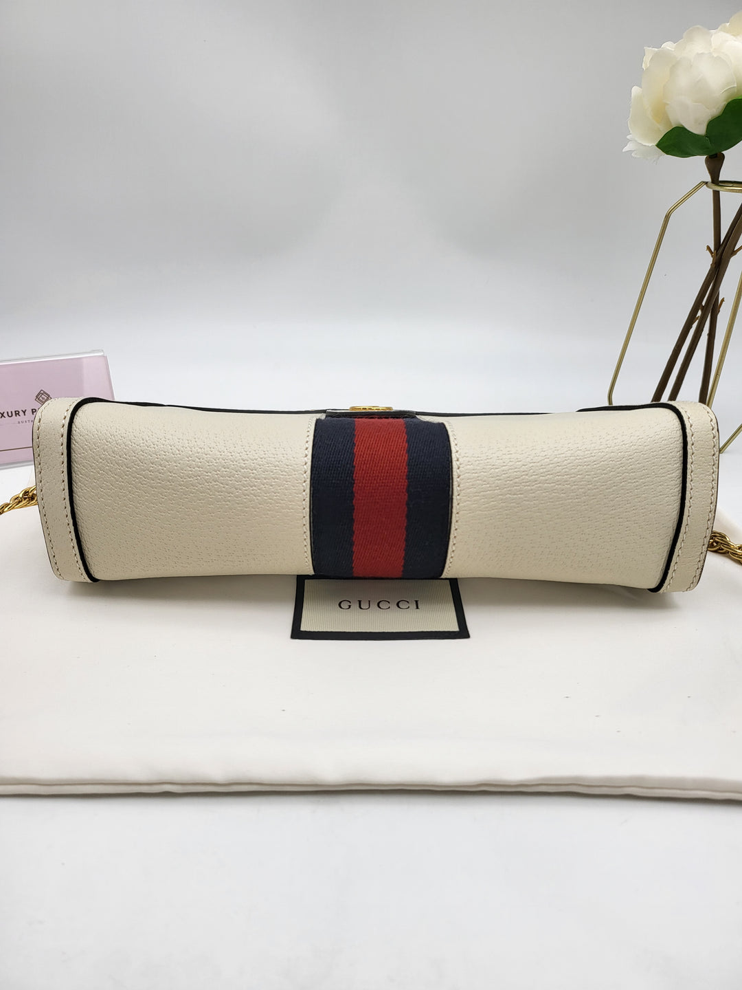 GUCCI OPHIDIA CLUTCH CHAINSLING BAG