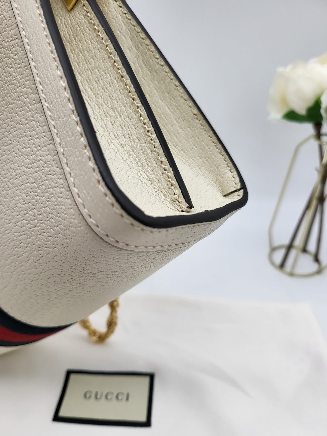 GUCCI OPHIDIA CLUTCH CHAINSLING BAG