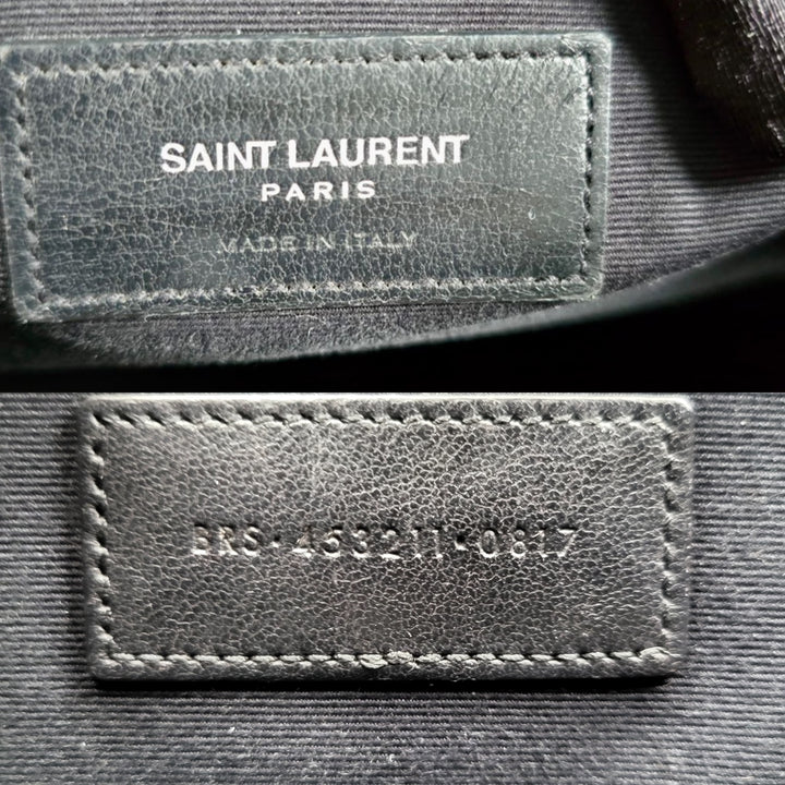 YVES SAINT LAURENT LOU CLUTCH CALF LEATHER