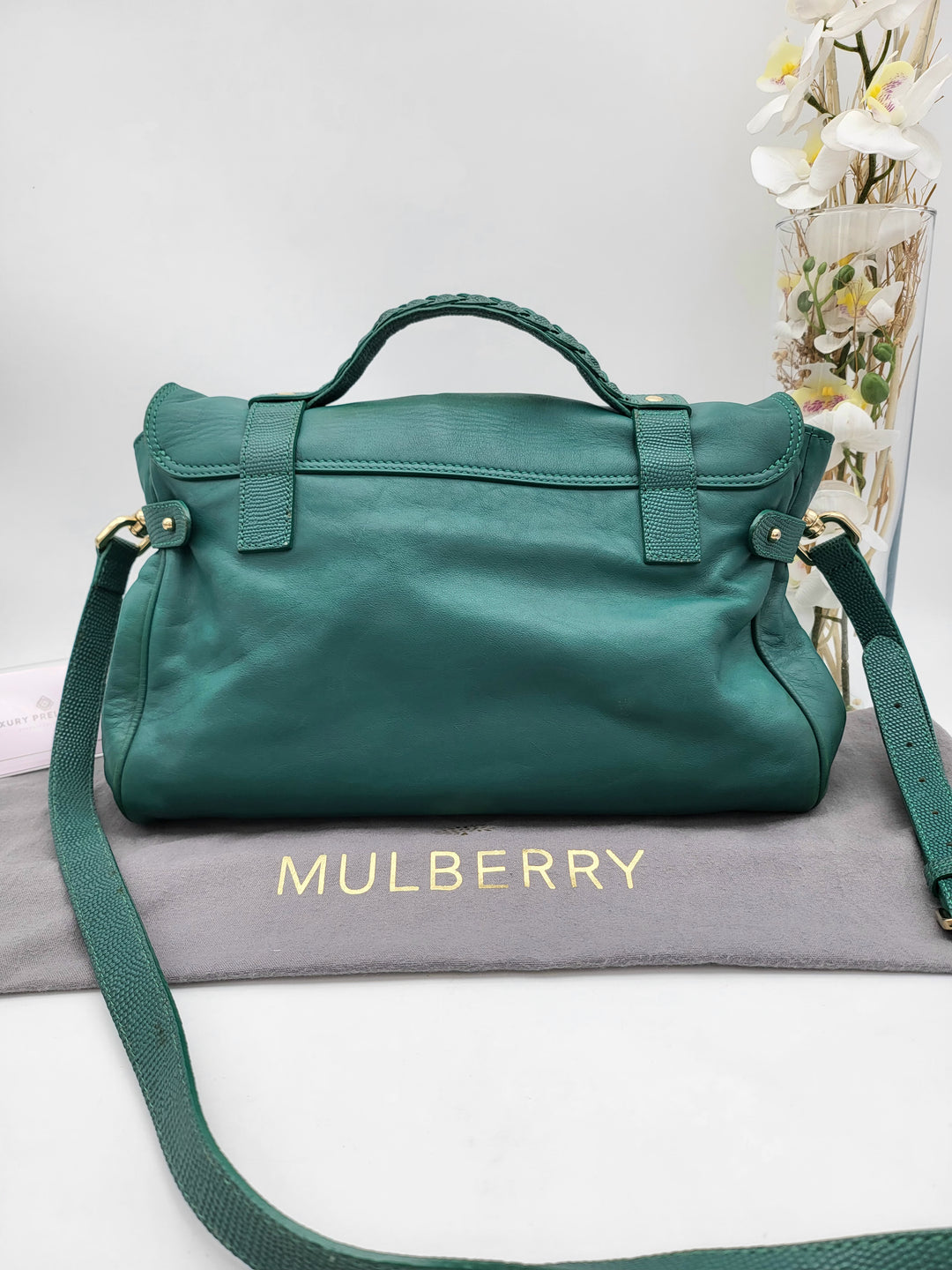 MULBERRY MEDIUM ALEXA EMERALD