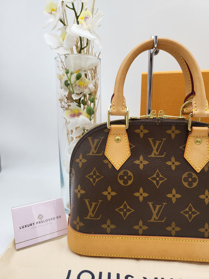 LOUIS VUITTON ALMA BB MONOGRAM