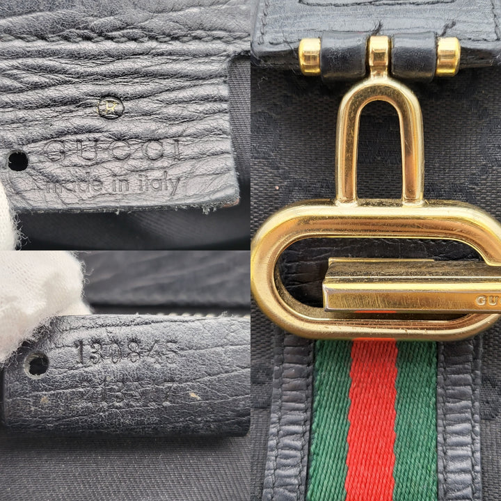 GUCCI OPHIDIA CANVAS SHOULDER BAG