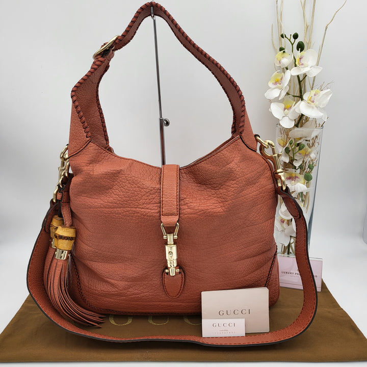 GUCCI BAMBOO ORANGE JACKIE