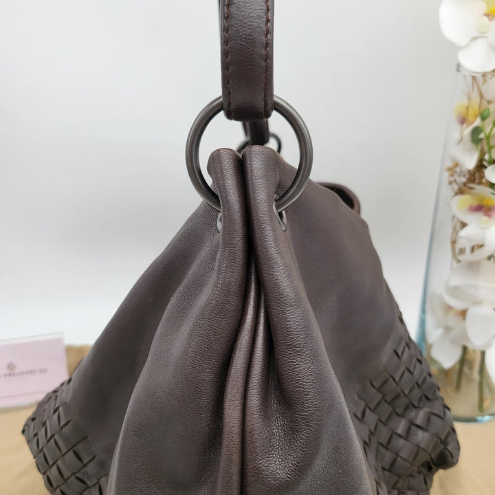 BOTTEGA VENETA INTERECCAITO SHOULDER BAG