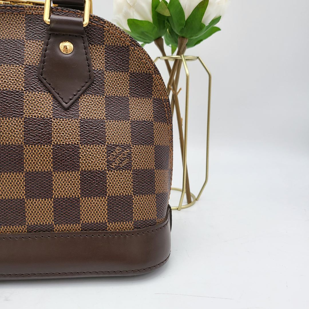 LOUIS VUITTON ALMA BB DAMIER EBENE