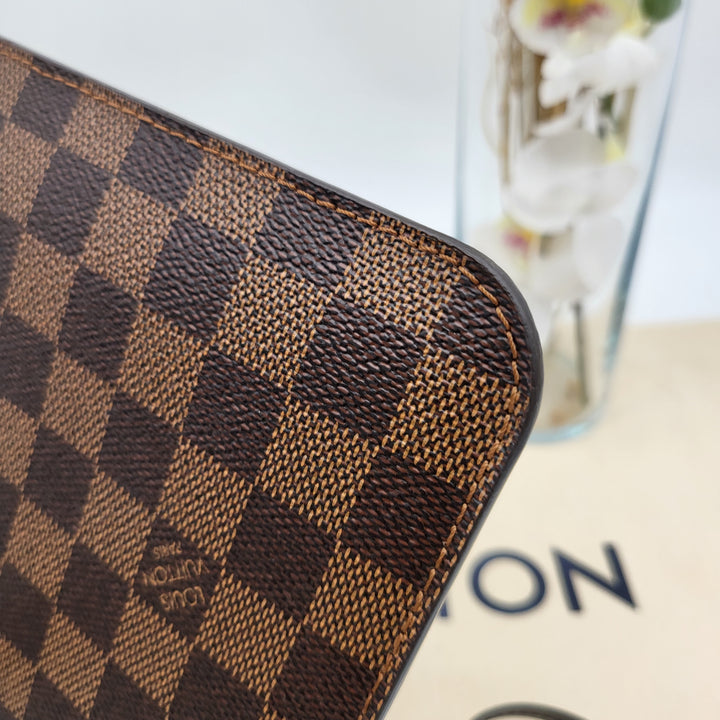 LOUIS VUITTON NEVERFULL MM DAMIER W/ POUCH