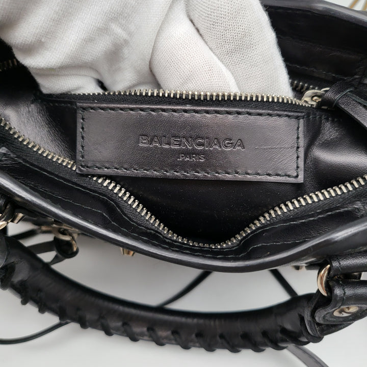 Balenciaga Mesh black SHW City Bag mini