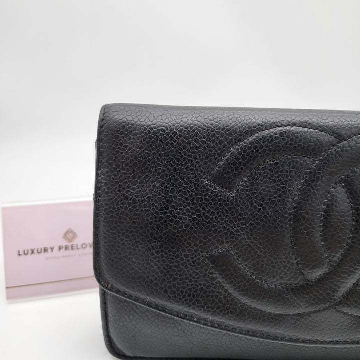 CHANEL CAVIAR TIMELESS CLUTCH