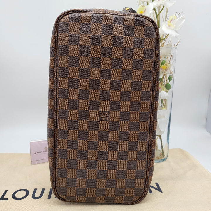 LOUIS VUITTON NEVERFULL MM DAMIER W/ POUCH