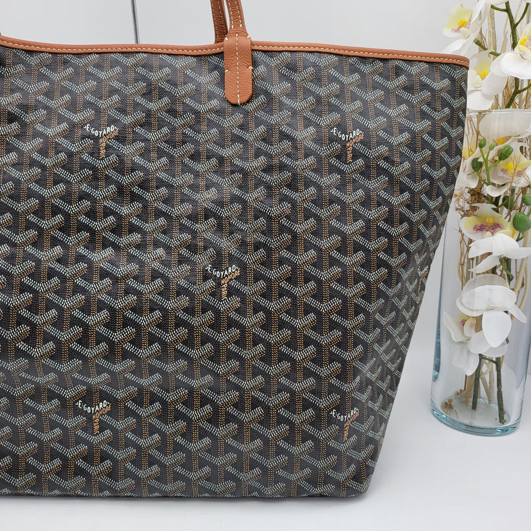 GOYARD SAINT LOUIS GM TOTE BAG WITH POUCH