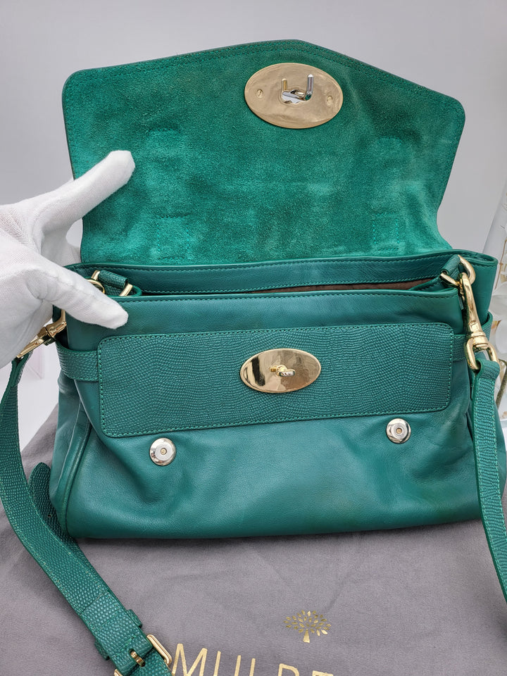 MULBERRY MEDIUM ALEXA EMERALD