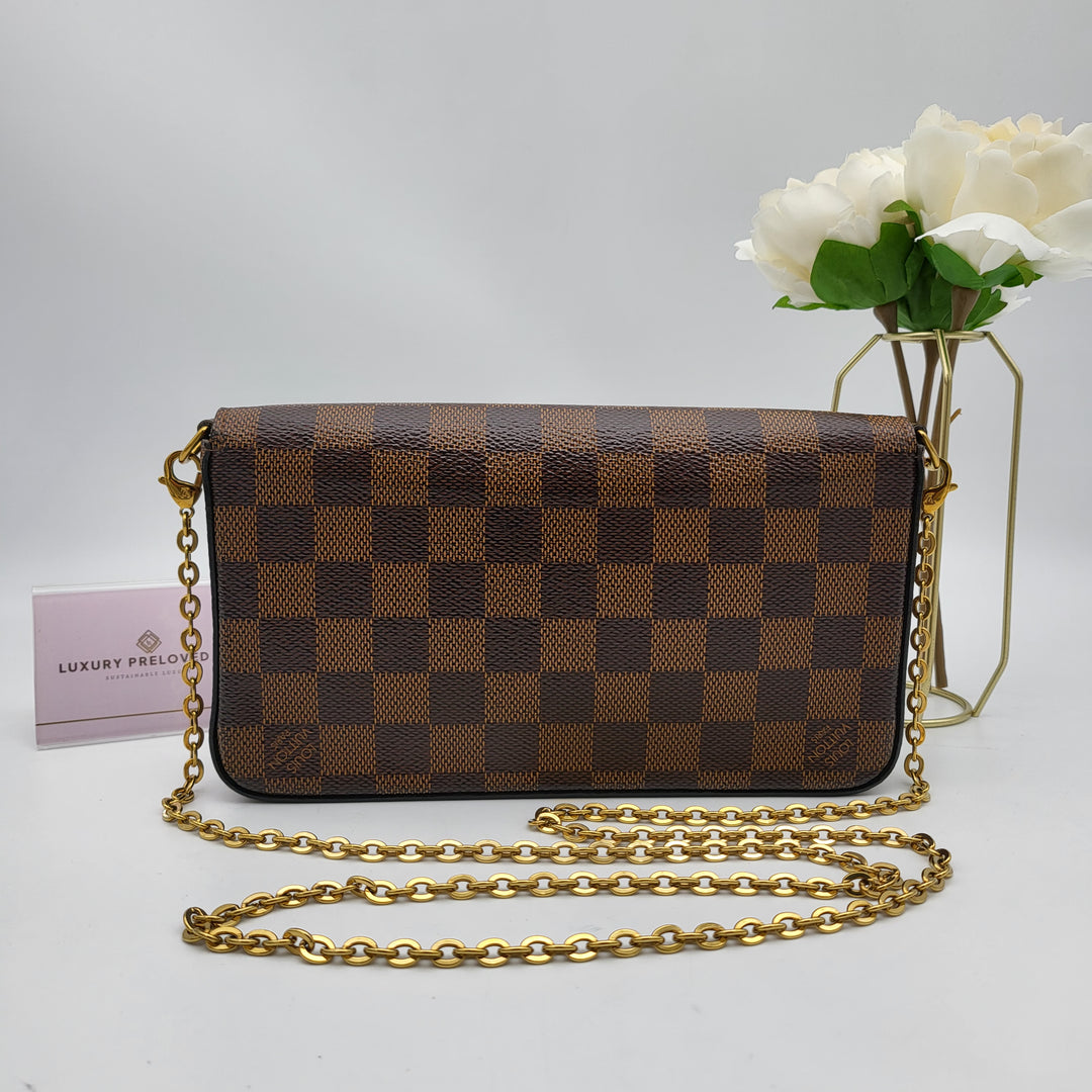 LOUIS VUITTON FELICIE DAMIER EBENE