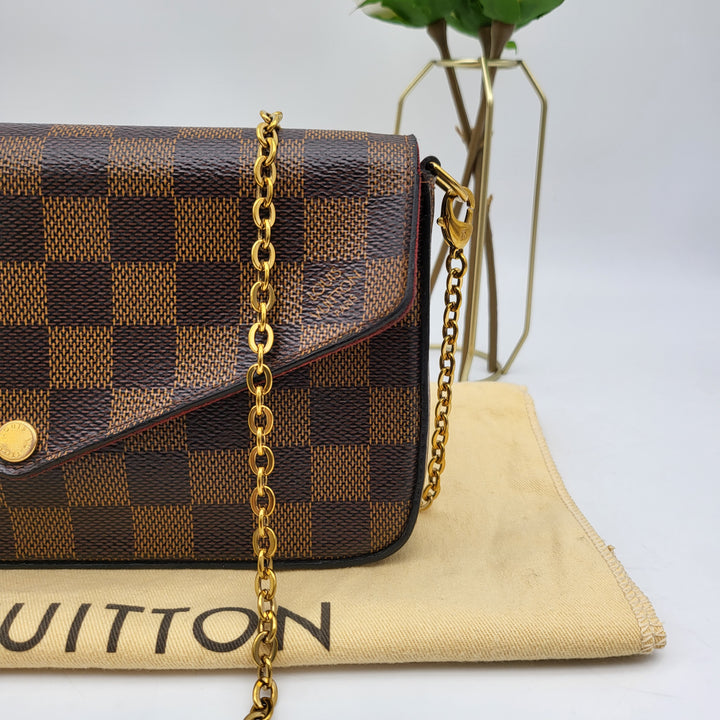 LOUIS VUITTON FELICIE DAMIER EBENE