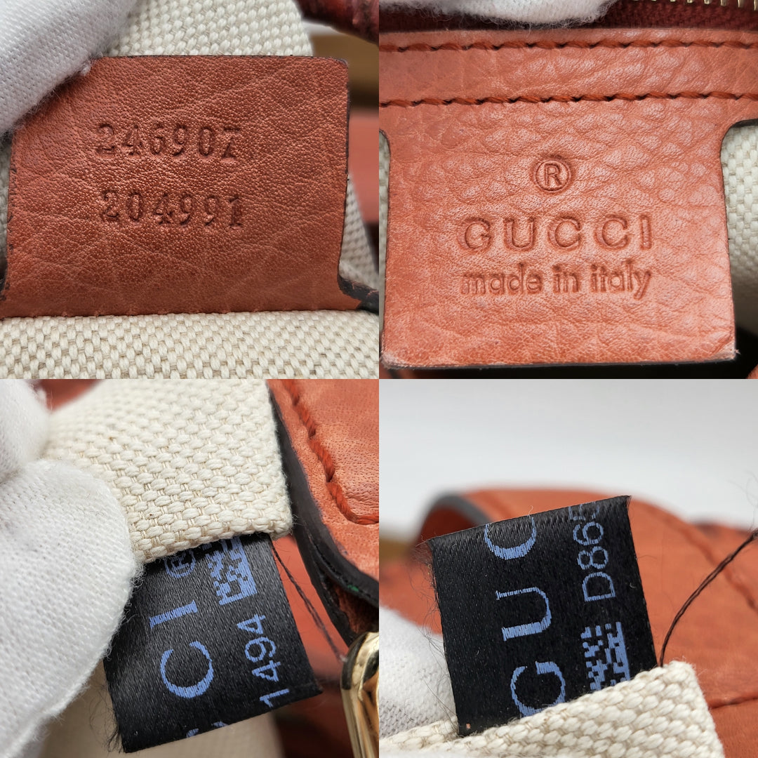 GUCCI BAMBOO ORANGE JACKIE