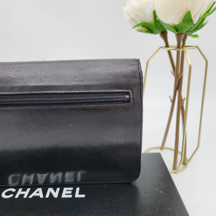 CHANEL LAMBSKIN TIMELESS CLUTCH