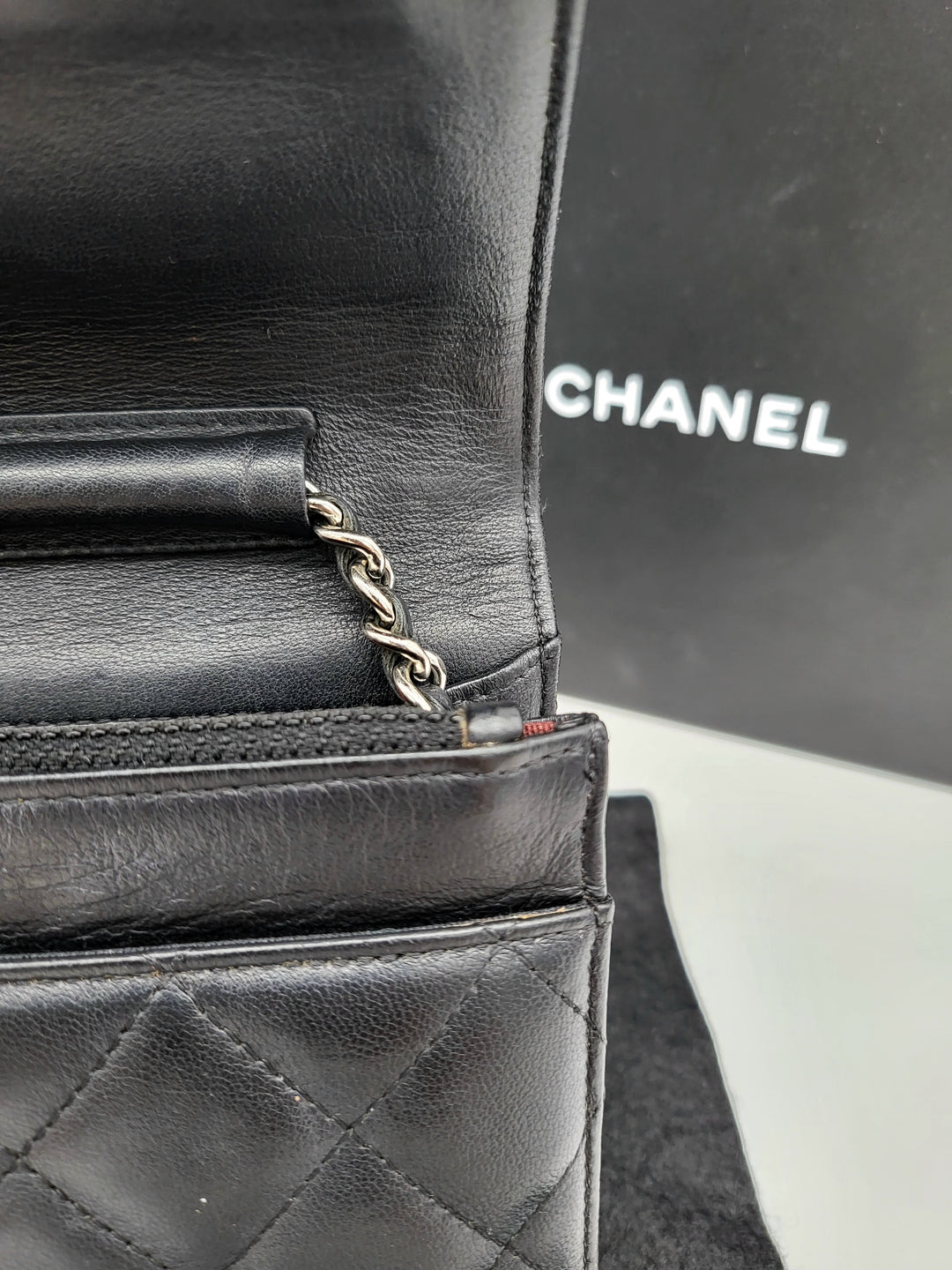 CHANEL WALLET ON CHAIN LAMBSKIN